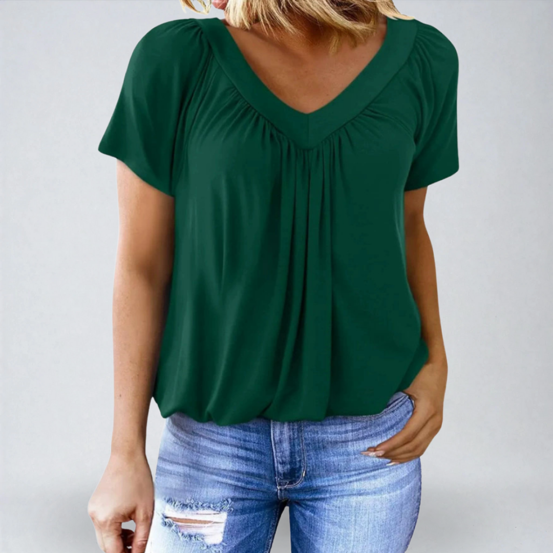 Silvia™ | Blusa Plissettata Elegante