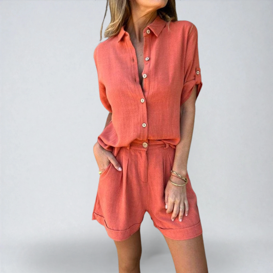 Clara™ | Completo Elegante in Lino