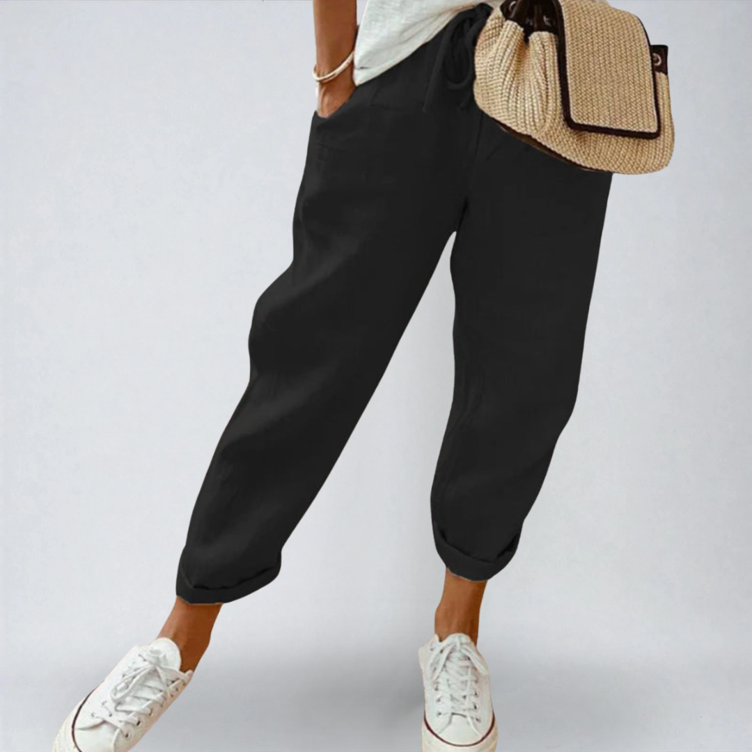 Verena™ | Pantaloni Leggeri da Mezza Stagione – Eleganza e Comfort Naturale