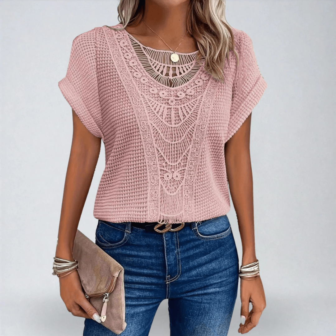 Allegra™ | Blusa Elegante in Stile Ibiza