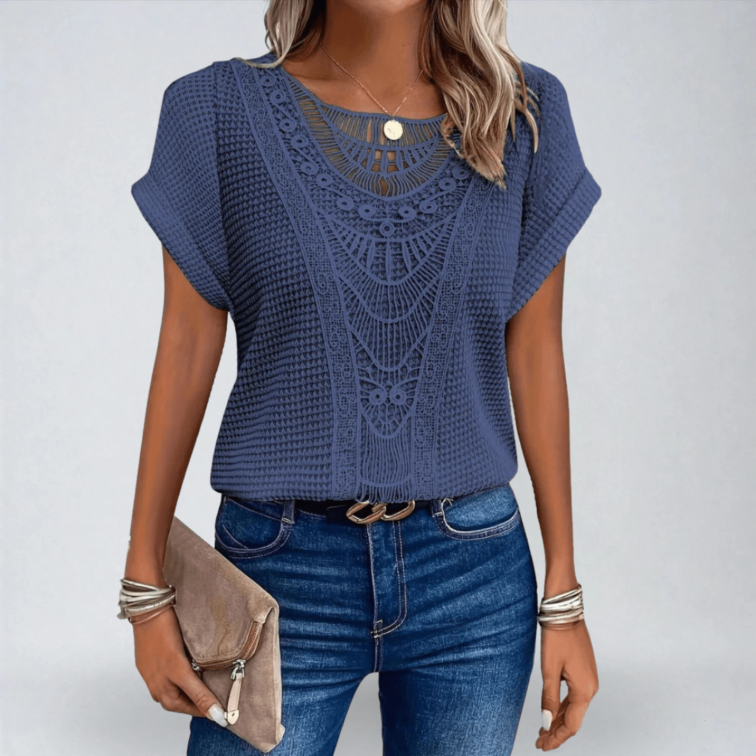 Allegra™ | Blusa Elegante in Stile Ibiza