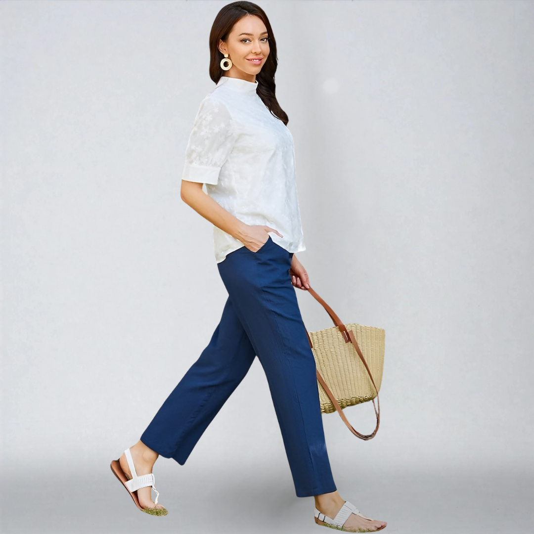 Beatrice™ | Blusa Elegante con Colletto Ricamato