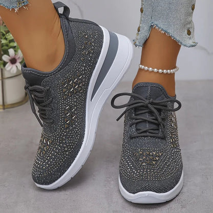 Giselle – Scarpe da ginnastica ortopediche con strass scintillanti