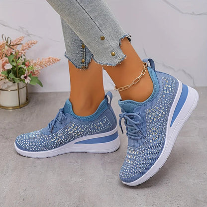 Giselle – Scarpe da ginnastica ortopediche con strass scintillanti