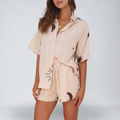 Lavinia™ | Camicia casual con maniche corte