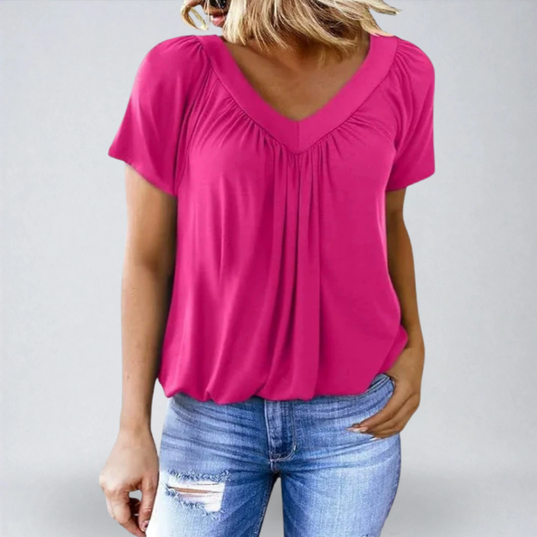 Silvia™ | Blusa Plissettata Elegante