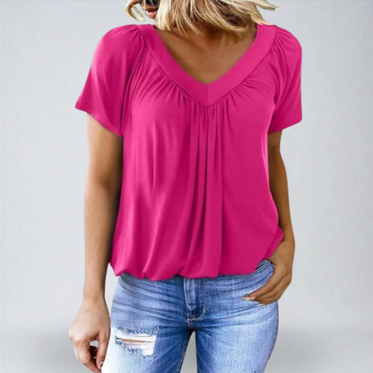 Silvia™ | Blusa Plissettata Elegante