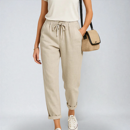 Verena™ | Pantaloni Leggeri da Mezza Stagione – Eleganza e Comfort Naturale