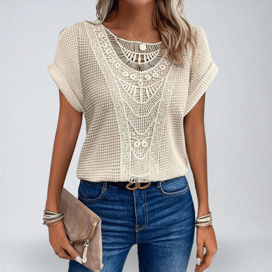 Allegra™ | Blusa Elegante in Stile Ibiza