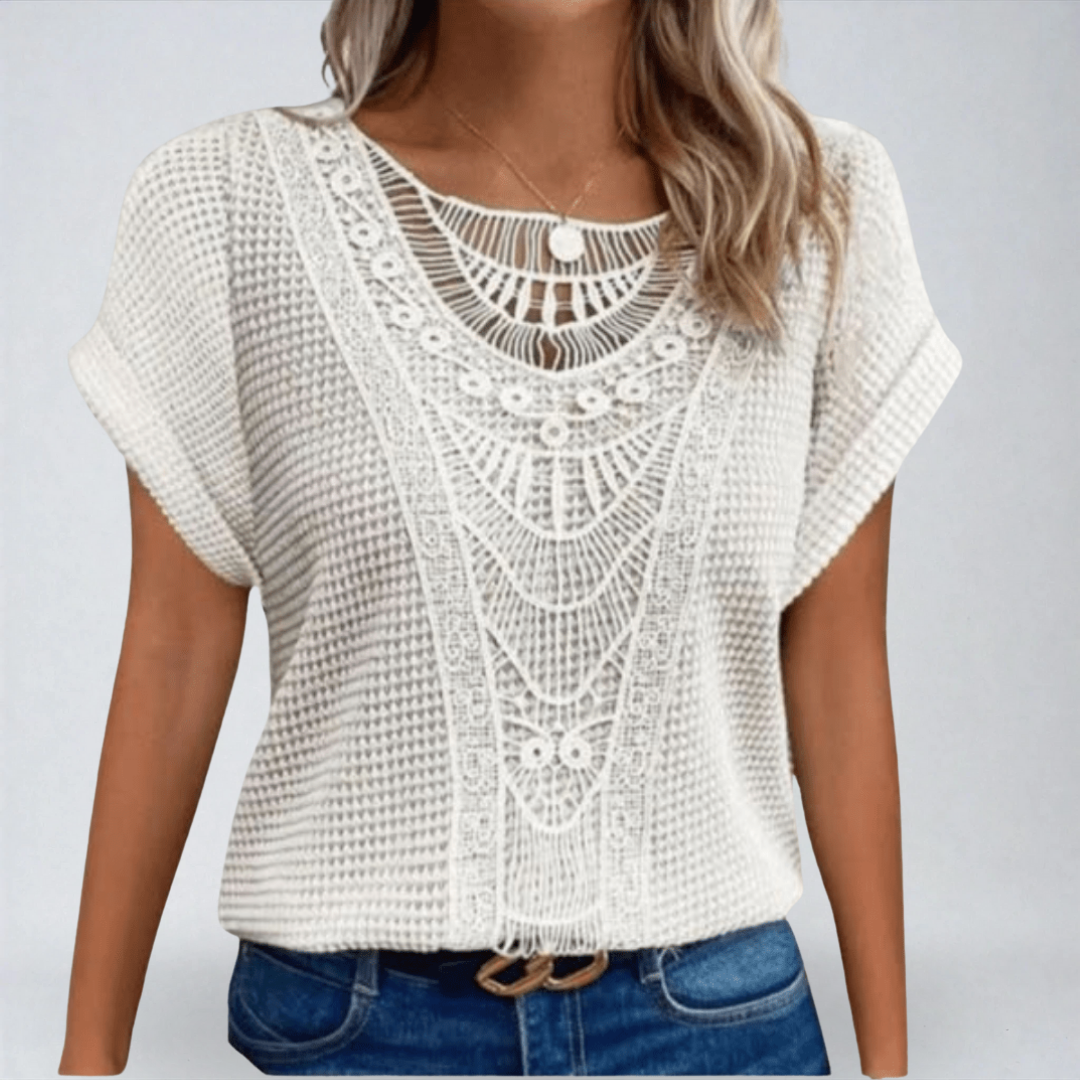 Allegra™ | Blusa Elegante in Stile Ibiza