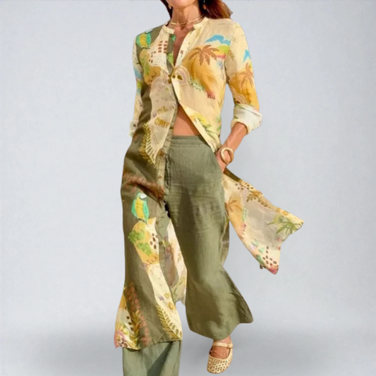 Jessica™ | Set in Lino – Eleganza che Incanta