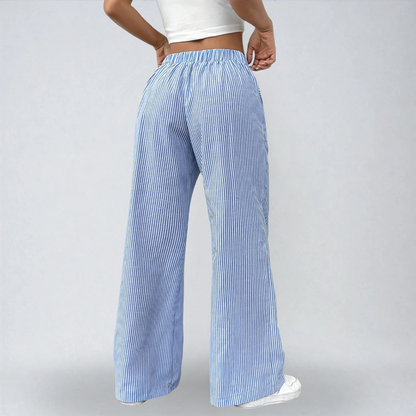 Liana™ | Pantaloni Estivi a Strisce – Eleganza e Comfort Quotidiano