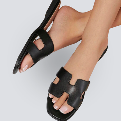 Allegra™ | Sandali Estivi con Fiocco e Design Aperto a H