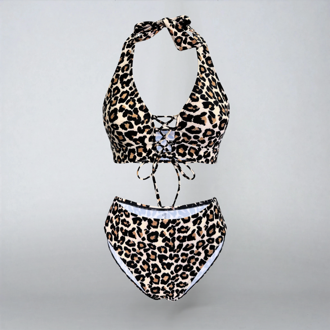Chiara | Bikini con Stampa Leopardata