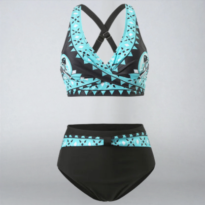 Luxsse | Bikini Colorato “Vetra” con Fasce Trendy e Top Supportivo