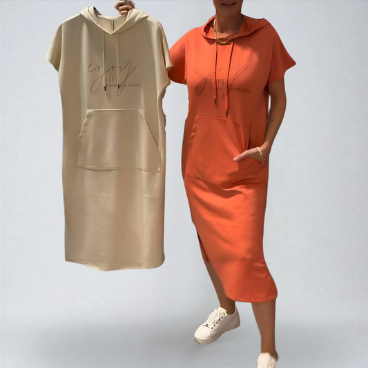 Ebba™ | Vestito Casual con Cappuccio – Comfort e Stile Femminile