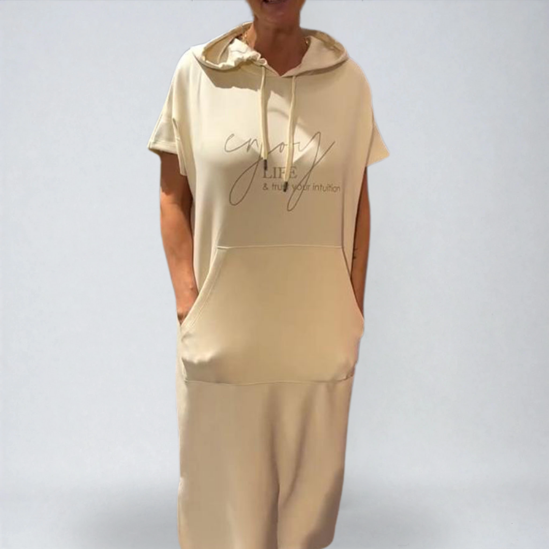 Ebba™ | Vestito Casual con Cappuccio – Comfort e Stile Femminile