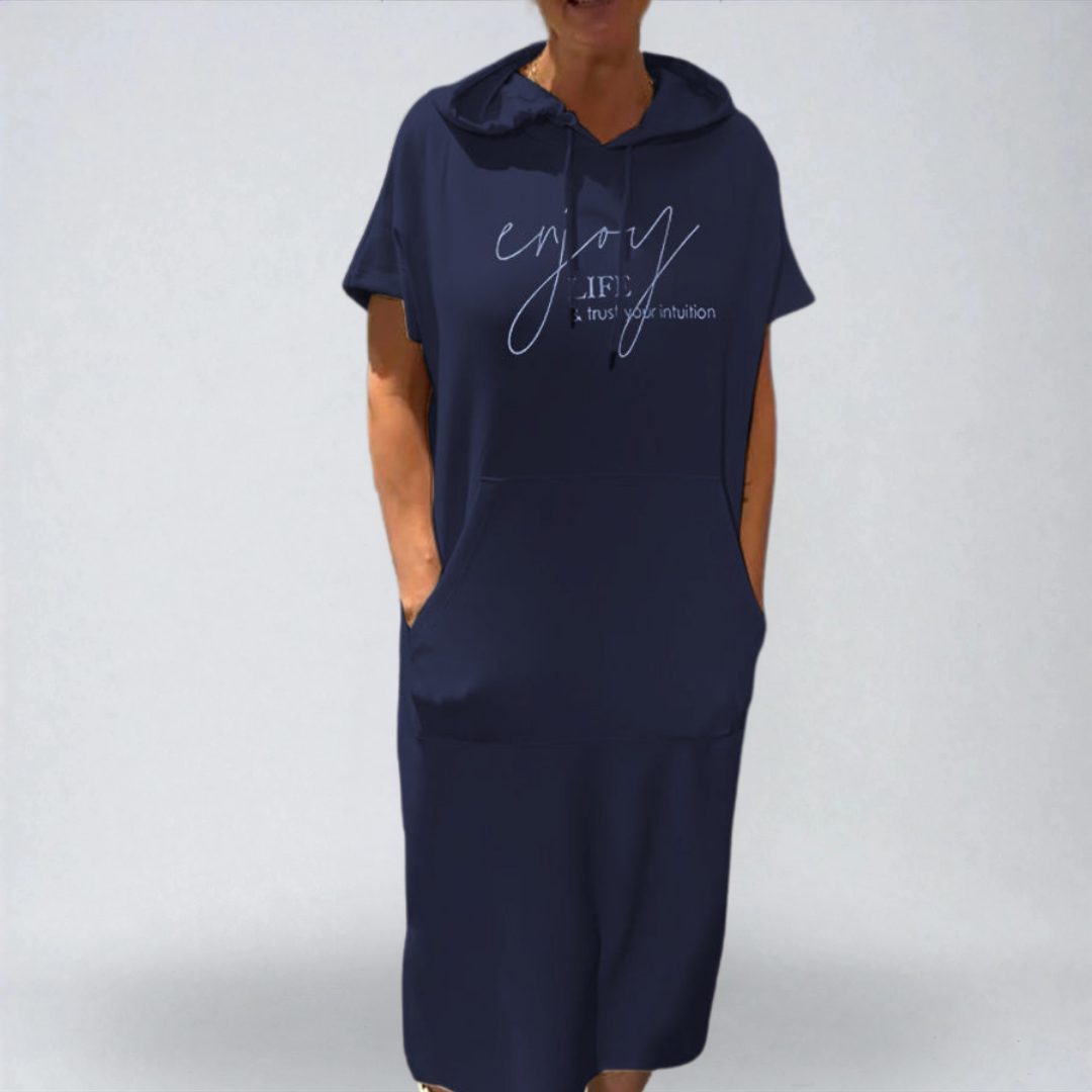 Ebba™ | Vestito Casual con Cappuccio – Comfort e Stile Femminile