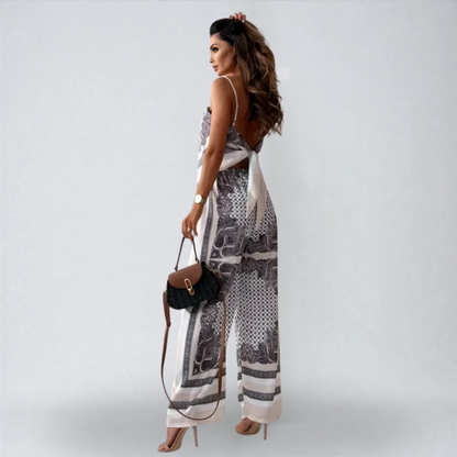 Lena – Elegante Completo a Due Pezzi con Dettagli Annodati