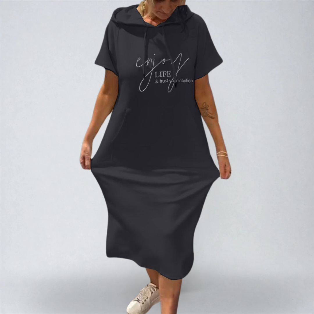 Ebba™ | Vestito Casual con Cappuccio – Comfort e Stile Femminile
